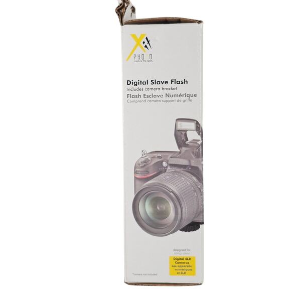 Xit XTDF Digital Slave Flash with Bracket for DSLR SLR Cameras New Open Box - Picture 8 of 10